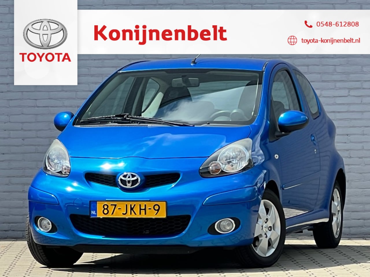 Toyota Aygo - 1.0 12v VVT-i Dynamic Blue Automaat 3-deurs - AutoWereld.nl