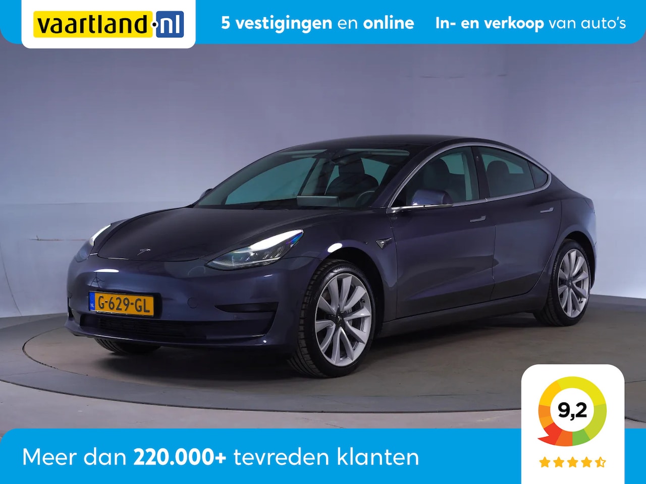 Tesla Model 3 - RWD Plus 60 kWh [ Panorama Trekhaak Adapt.cruise ] - AutoWereld.nl