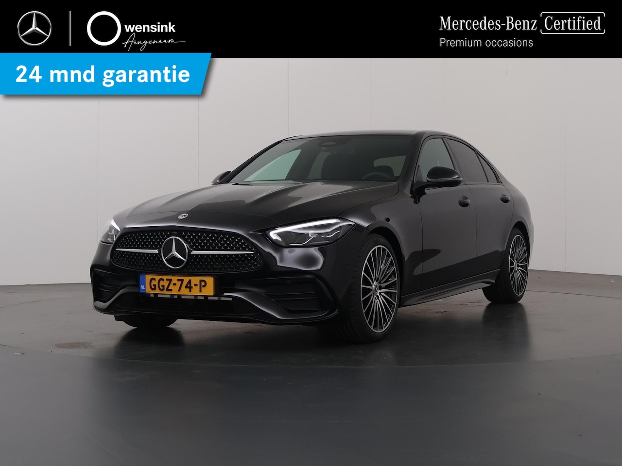 Mercedes-Benz C-klasse - 180 AMG Line 19 inch LM velgen | Panoramadak | memory pakket | Led verlichting - AutoWereld.nl