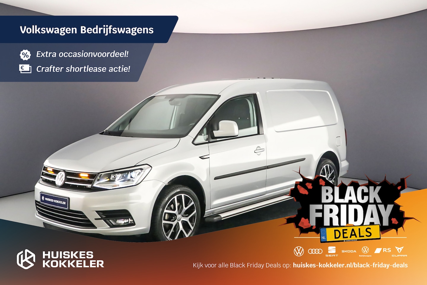 Volkswagen Caddy Maxi - 2.0 TDI L2H1 75 PK C-Edition Naviagtie | Trekhaak | Additive Cruise | Parkeer Hulp Achter - AutoWereld.nl