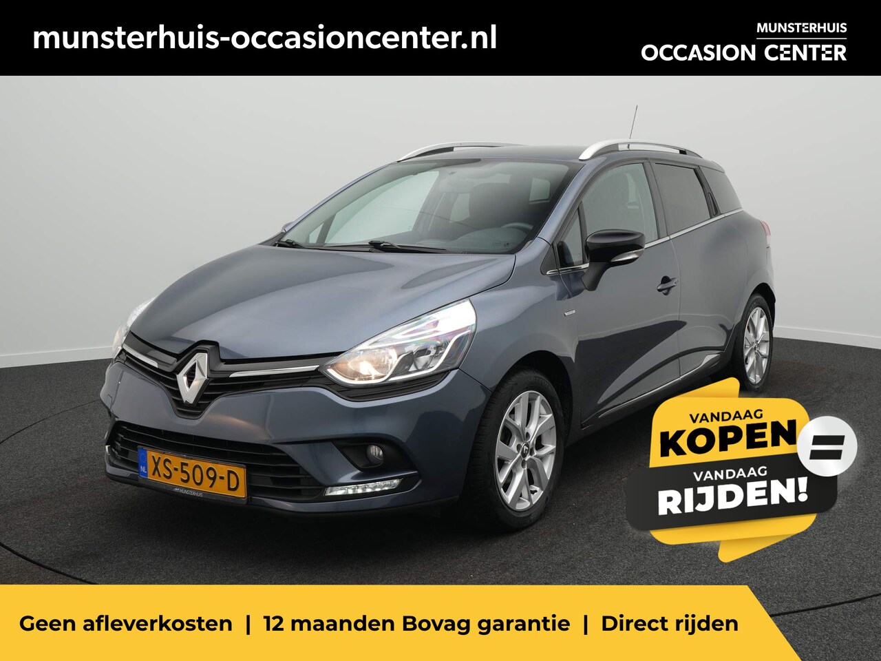 Renault Clio Estate - TCe 90 Limited - All seasonbanden - Navigatiesysteem - Parkeersensoren Achter - AutoWereld.nl