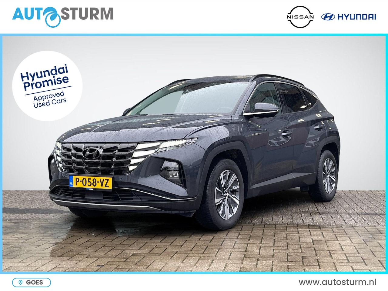 Hyundai Tucson - 1.6 T-GDI HEV Comfort Smart | Navigatie | Camera | Stuur- + Stoelverwarming | Apple Carpla - AutoWereld.nl