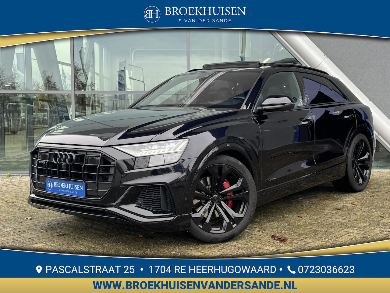 Audi Q8 - 50 TDI quattro Pro Line 3xS-Line 286pk Panoramadak / 360 Camera / Luxe Lederen Stoelen - AutoWereld.nl