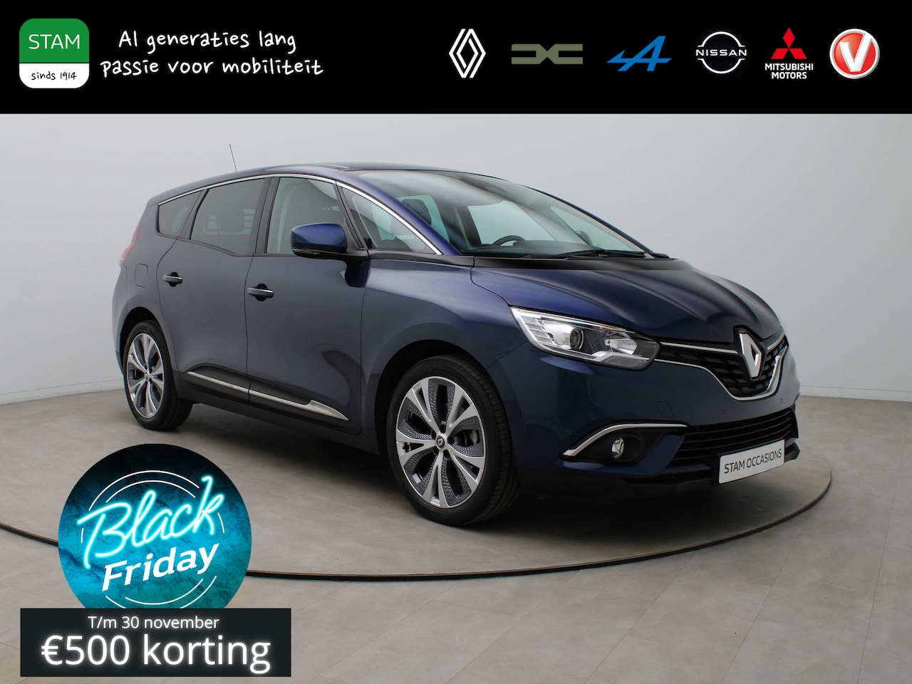 Renault Grand Scénic - TCe 115pk Intens Carplay | Climate | Cruisecontrol | Navi | Parksens. v+a - AutoWereld.nl