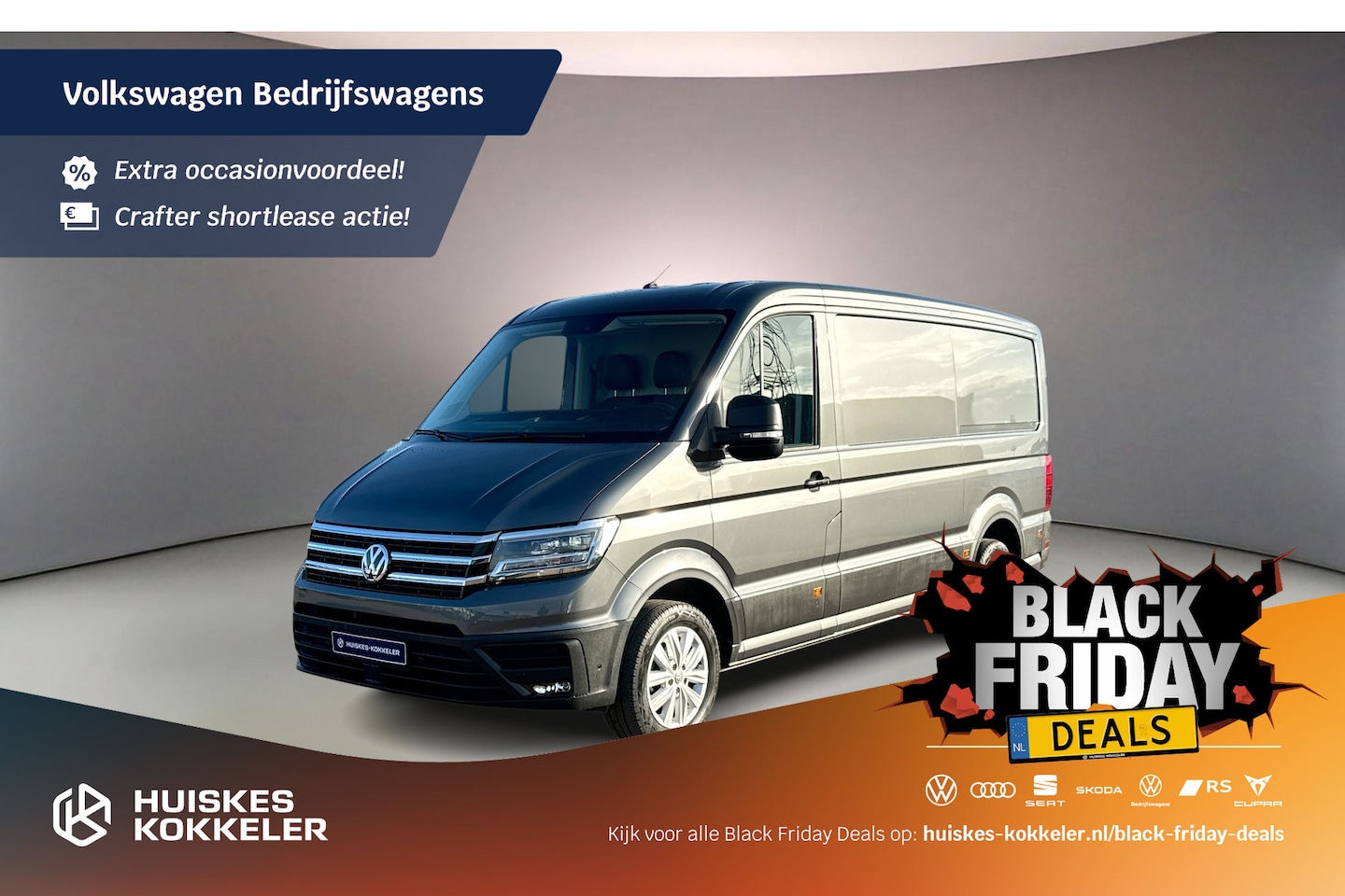 Volkswagen Crafter - Bedrijfswagen 35  2.0 TDI 177 PK L3H3 Exclusive Navigatie | Trekhaak | - AutoWereld.nl