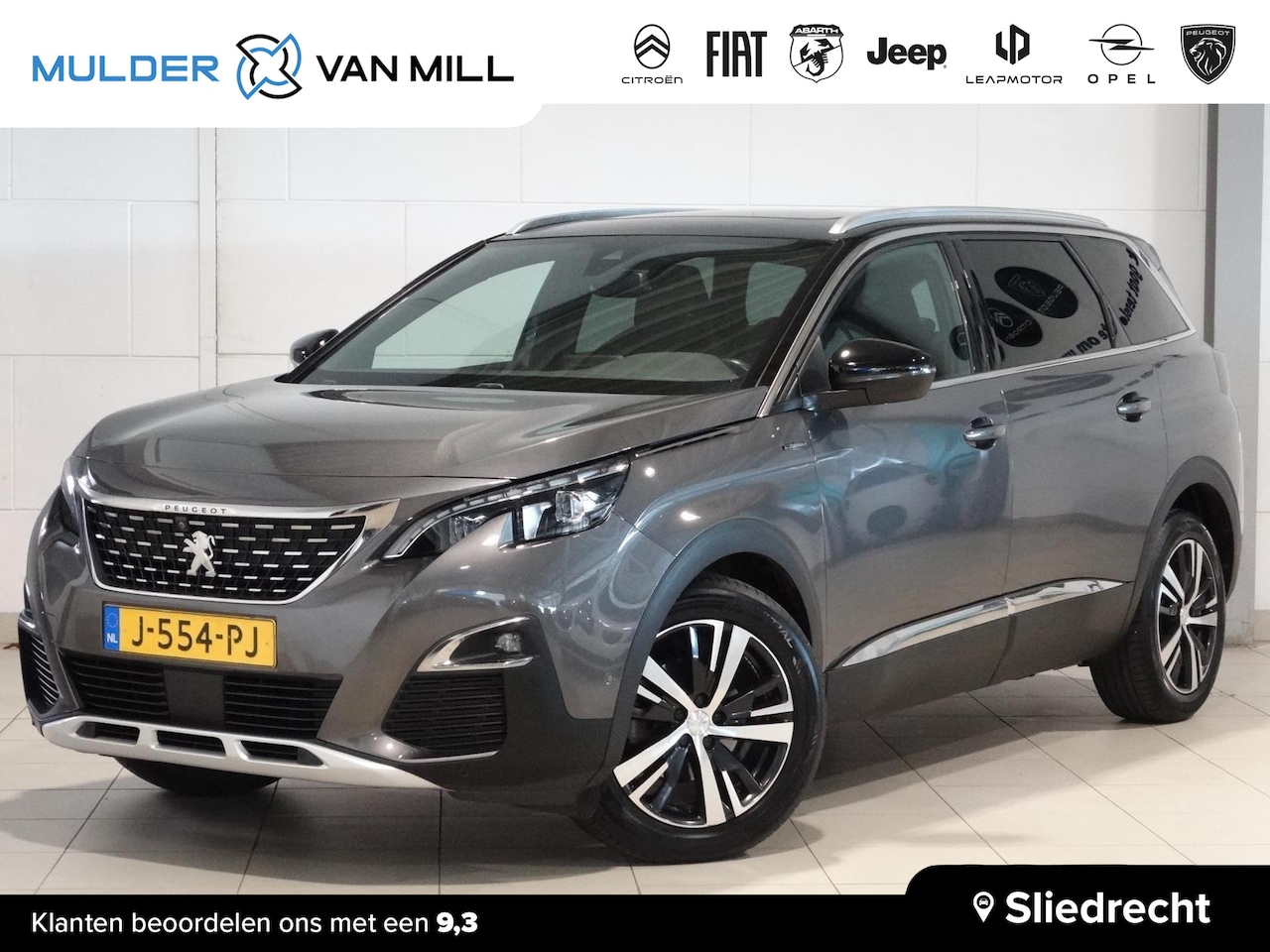 Peugeot 5008 - SUV GT-Line 1.2 PureTech 130pk EAT8 AUTOMAAT | SCHUIF/KANTELDAK | NAPPA LEDER | ADAPTIVE C - AutoWereld.nl