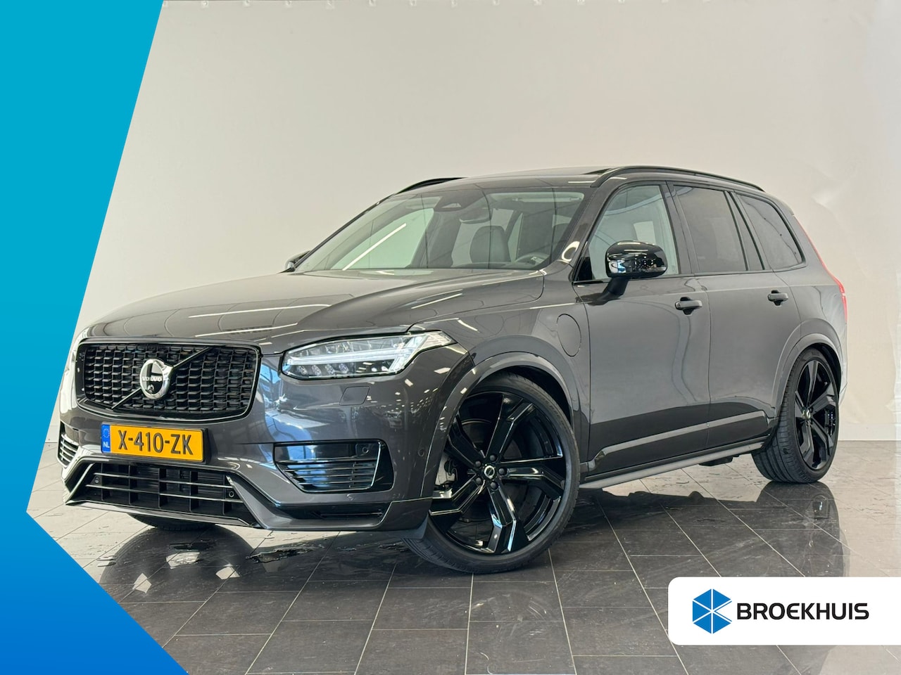 Volvo XC90 - T8 Recharge Black edition | Heico verlagingsset | Ultimate Dark | Nappa Leder | Massage/ve - AutoWereld.nl