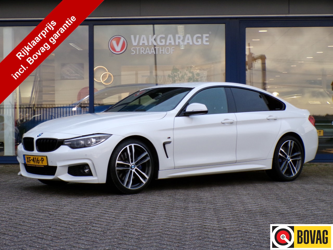 BMW 4-serie Gran Coupé - 420i High Executive M, Full LED / Apple Carplay / Leder / HUD / Parkeersensoren / 19' Spor - AutoWereld.nl