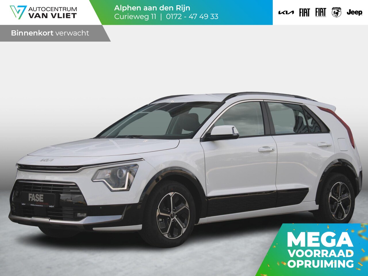 Kia Niro - 1.6 GDi Hybrid DynamicLine | Uit voorraad leverbaar| Navigatie | Carplay | Adapt. Cruise | - AutoWereld.nl