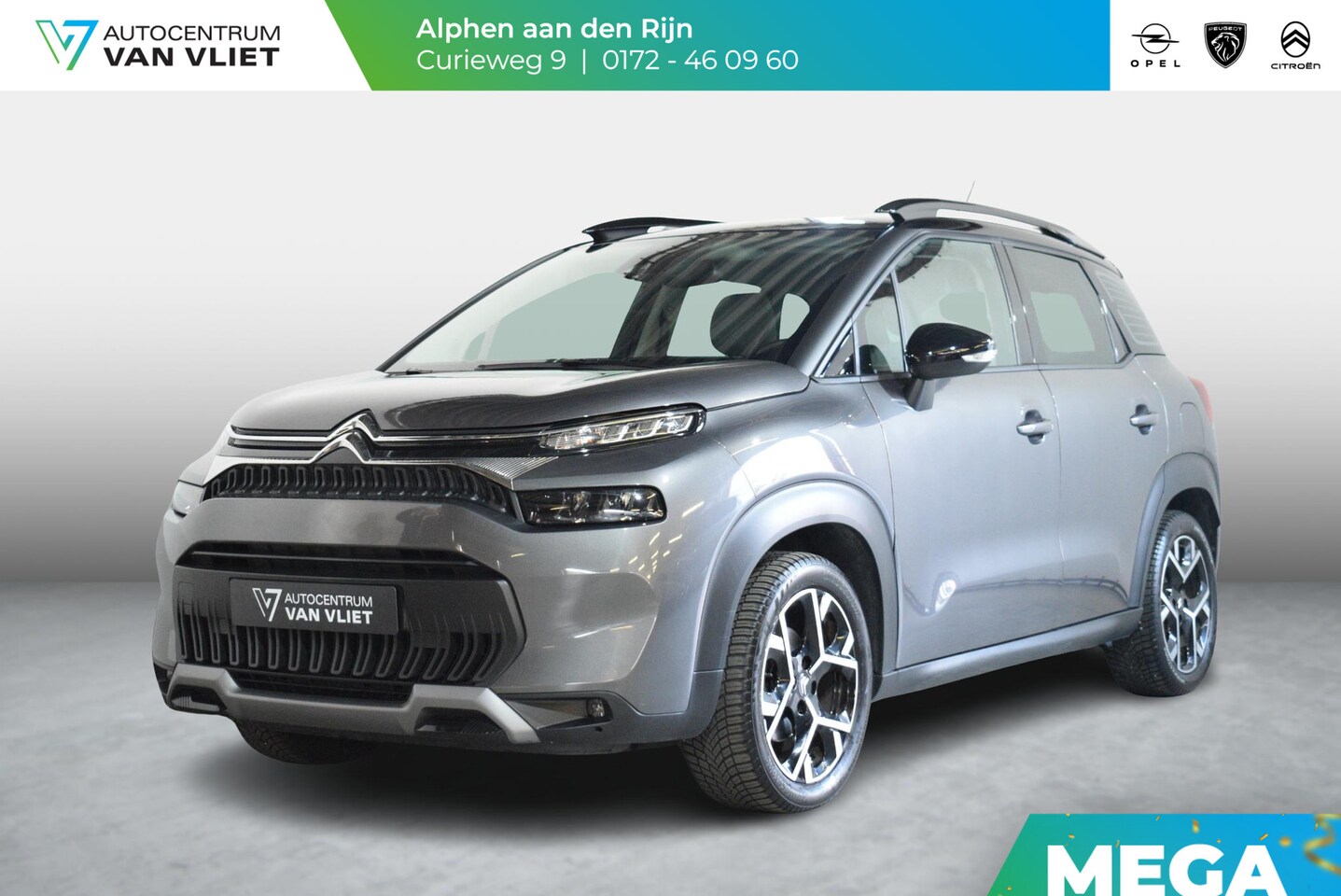 Citroën C3 Aircross - 1.2 PureTech Shine AUTOMAAT | ACHTERUITRIJCAMERA | NAVIGATIE | CARPLAY | E.C.C. | 33.915km - AutoWereld.nl