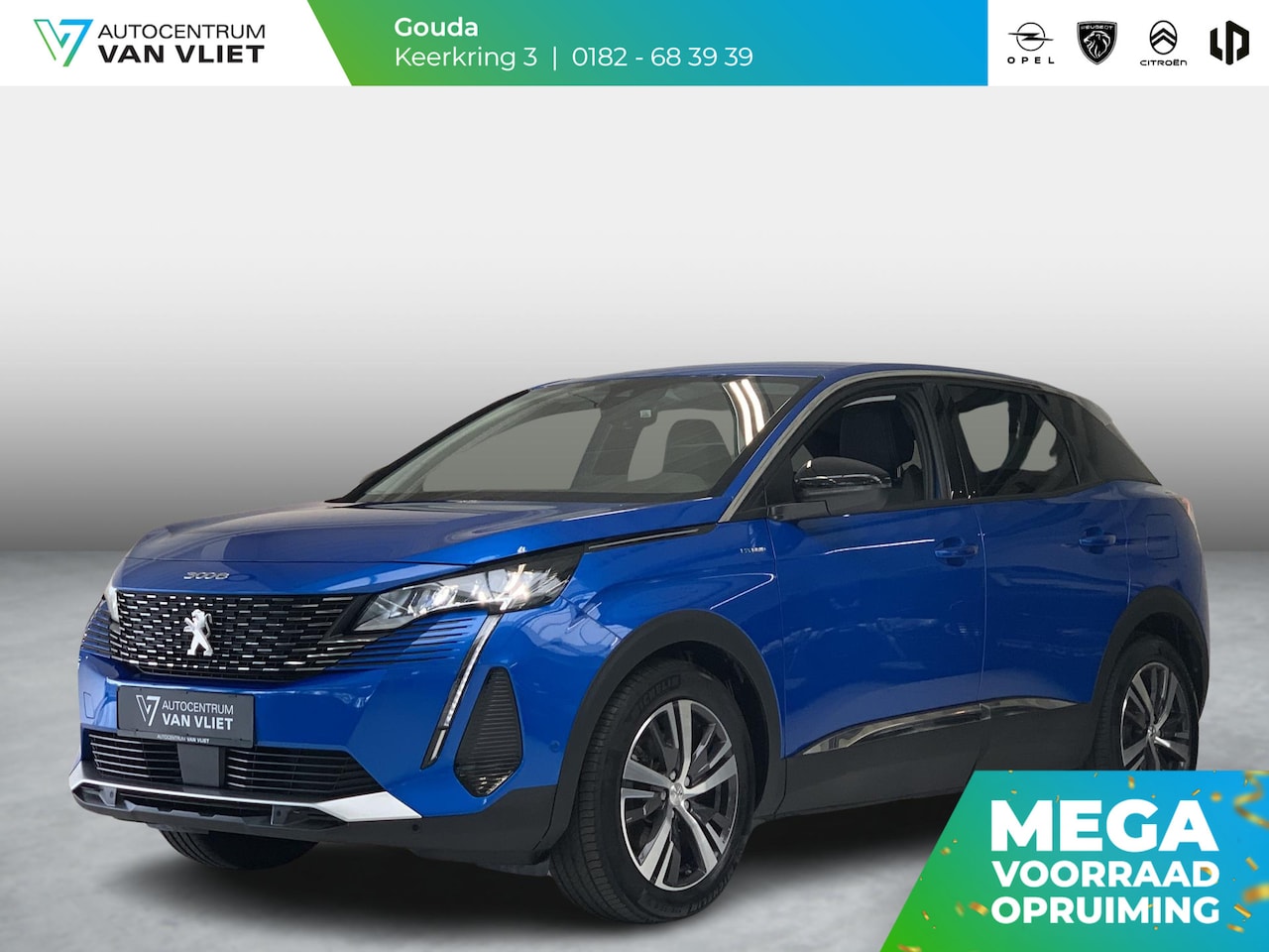 Peugeot 3008 - 1.6 HYbrid 225 Blue Lease Allure | Navigatie | Parkeercamera achter | Stoelverwarming | Ap - AutoWereld.nl