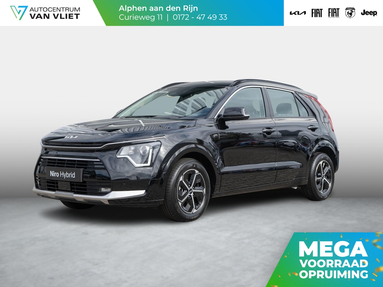 Kia Niro - 1.6 GDi Hybrid DynamicLine | Op Voorraad | Direct leverbaar! | Navigatie | Carplay | Adapt - AutoWereld.nl