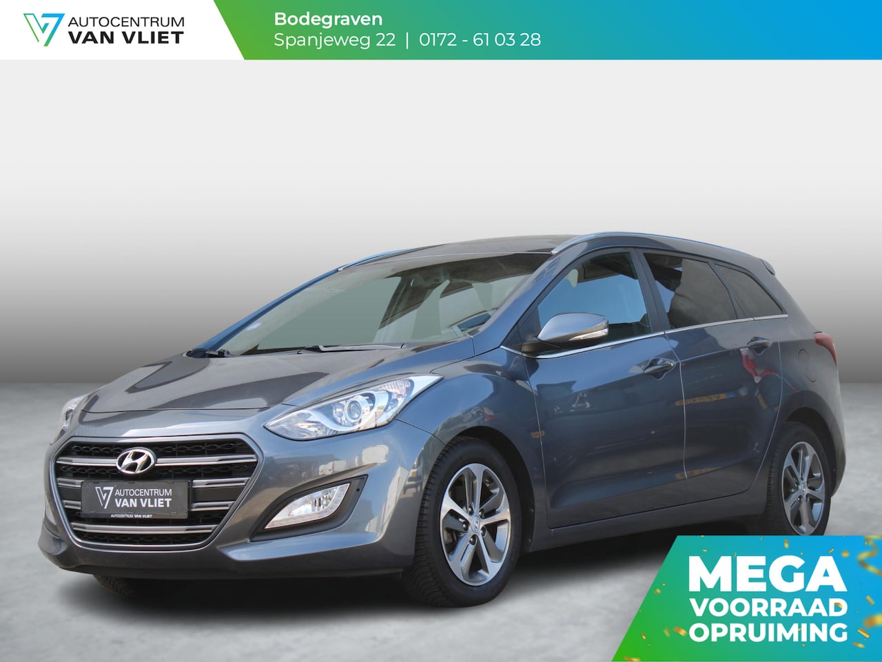 Hyundai i30 Wagon - 1.6 GDi Business Edition | NAVIGATIE | ACHTERUITRIJCAMERA | 1400 KG TREKGEWICHT | - AutoWereld.nl