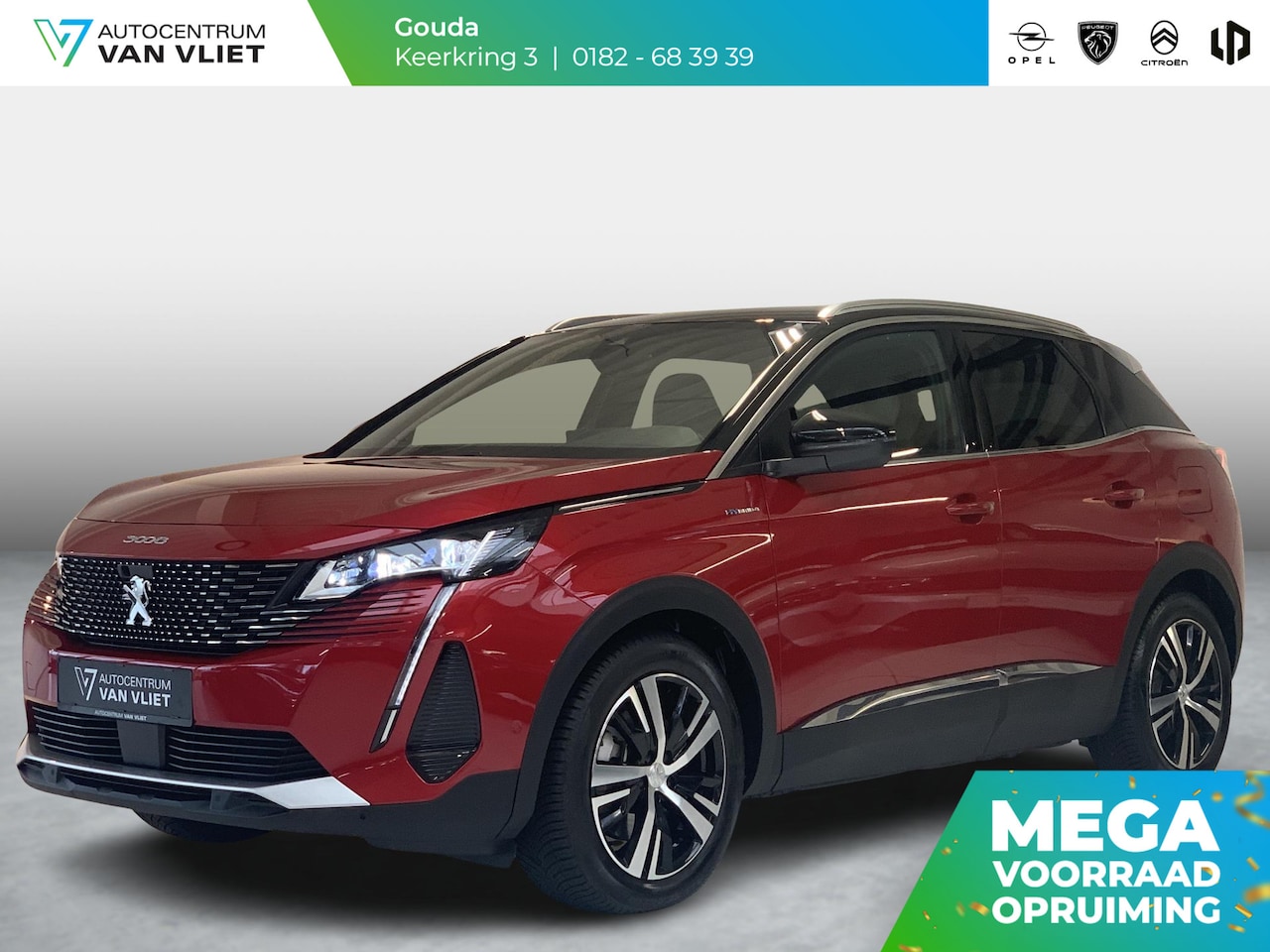 Peugeot 3008 - 1.6 HYbrid4 300 GT | Navigatie | Apple Carplay/Android Auto | Stoelverwarming | Achteruitr - AutoWereld.nl