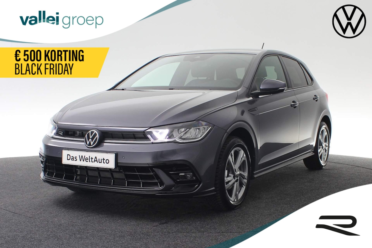 Volkswagen Polo - 1.0 TSI 95PK DSG R-Line | Parkeersensoren voor/achter | ACC | Navi via Apple Carplay / And - AutoWereld.nl