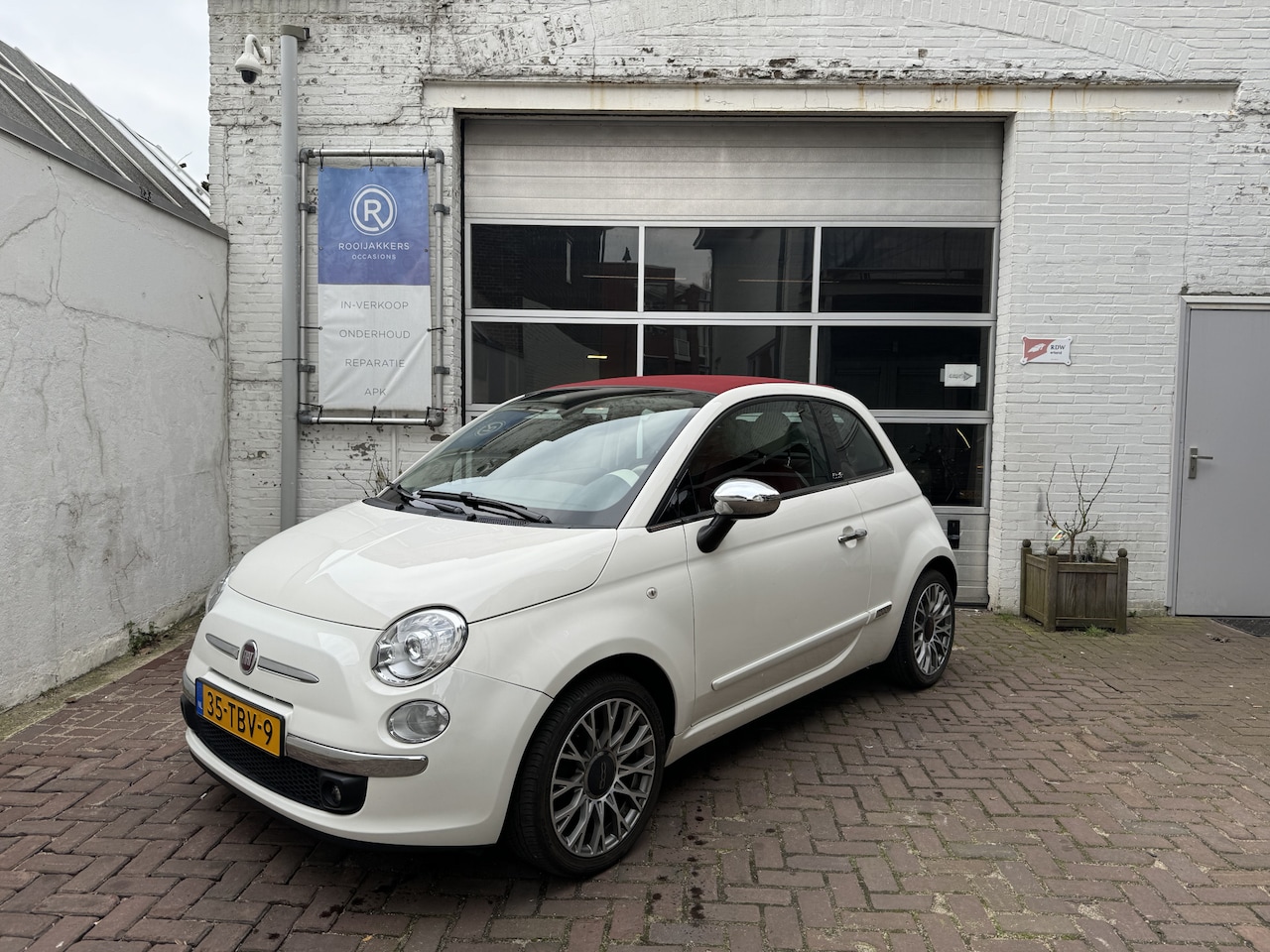 Fiat 500 C - 1.2 Lounge Clima/PDC/Led.bekled./LMvelgen/Cabrio - AutoWereld.nl