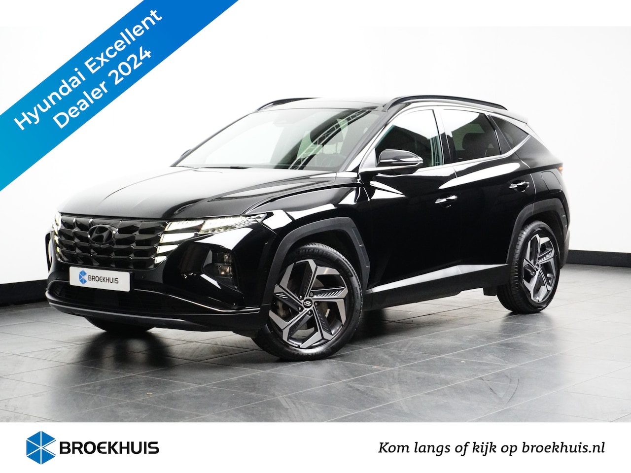 Hyundai Tucson - 1.6 T-GDI PHEV Premium Sky 4WD 265pk | Vol-Leder | Stoelkoeling/verwarming | Elektr. Achte - AutoWereld.nl