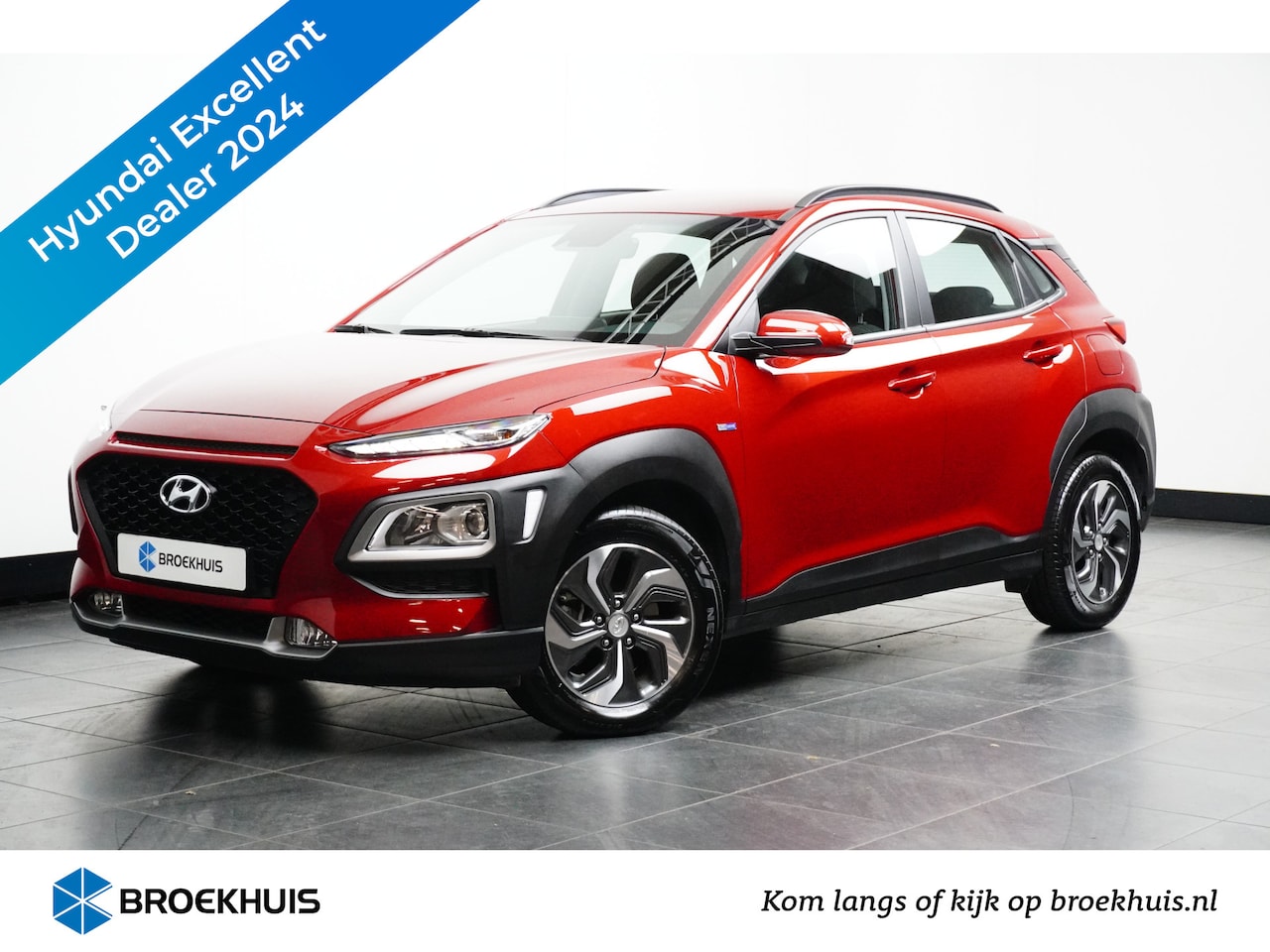 Hyundai Kona - 1.6 GDI HEV Comfort 140pk Automaat | Navigatie | Achteruitrijcamera | Climate Control | Pa - AutoWereld.nl