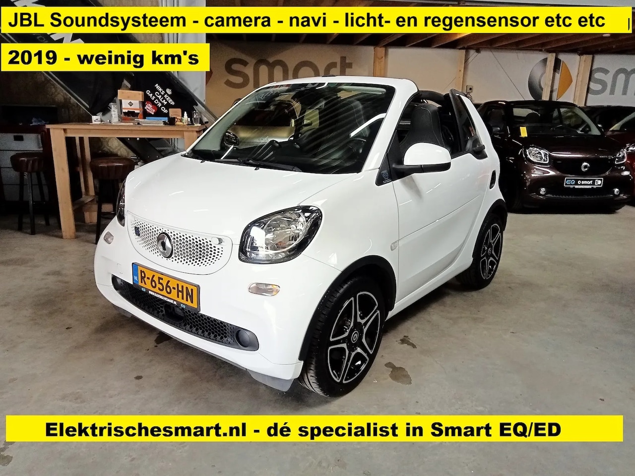 Smart Fortwo cabrio - JBL - camera - etc - AutoWereld.nl