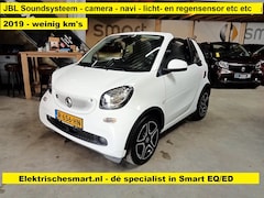 Smart Fortwo cabrio - JBL - camera - etc