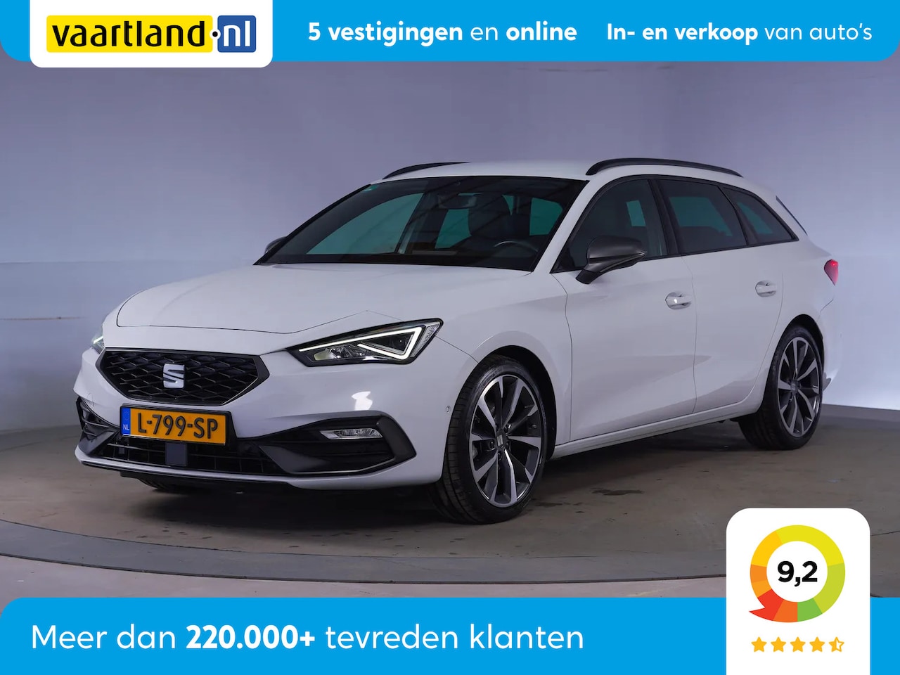 Seat Leon Sportstourer - 1.5 TSI 150pk FR Business Intense Aut. [ Virtual Navi Clima ] - AutoWereld.nl