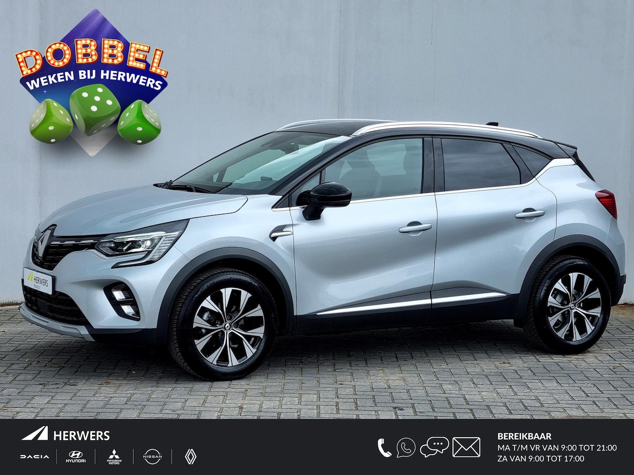 Renault Captur - 1.3 Mild Hybrid 140 techno / 1200KG Trekgewicht / All Season Banden / Navigatie / Cruise C - AutoWereld.nl