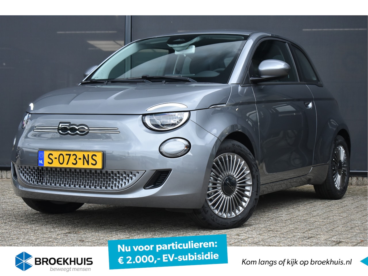 Fiat 500 - Icon 24kWh 3 Fase VOORRAADACTIE! | Navigatie | 16"LMV | Cruise Control | Climate Control | - AutoWereld.nl