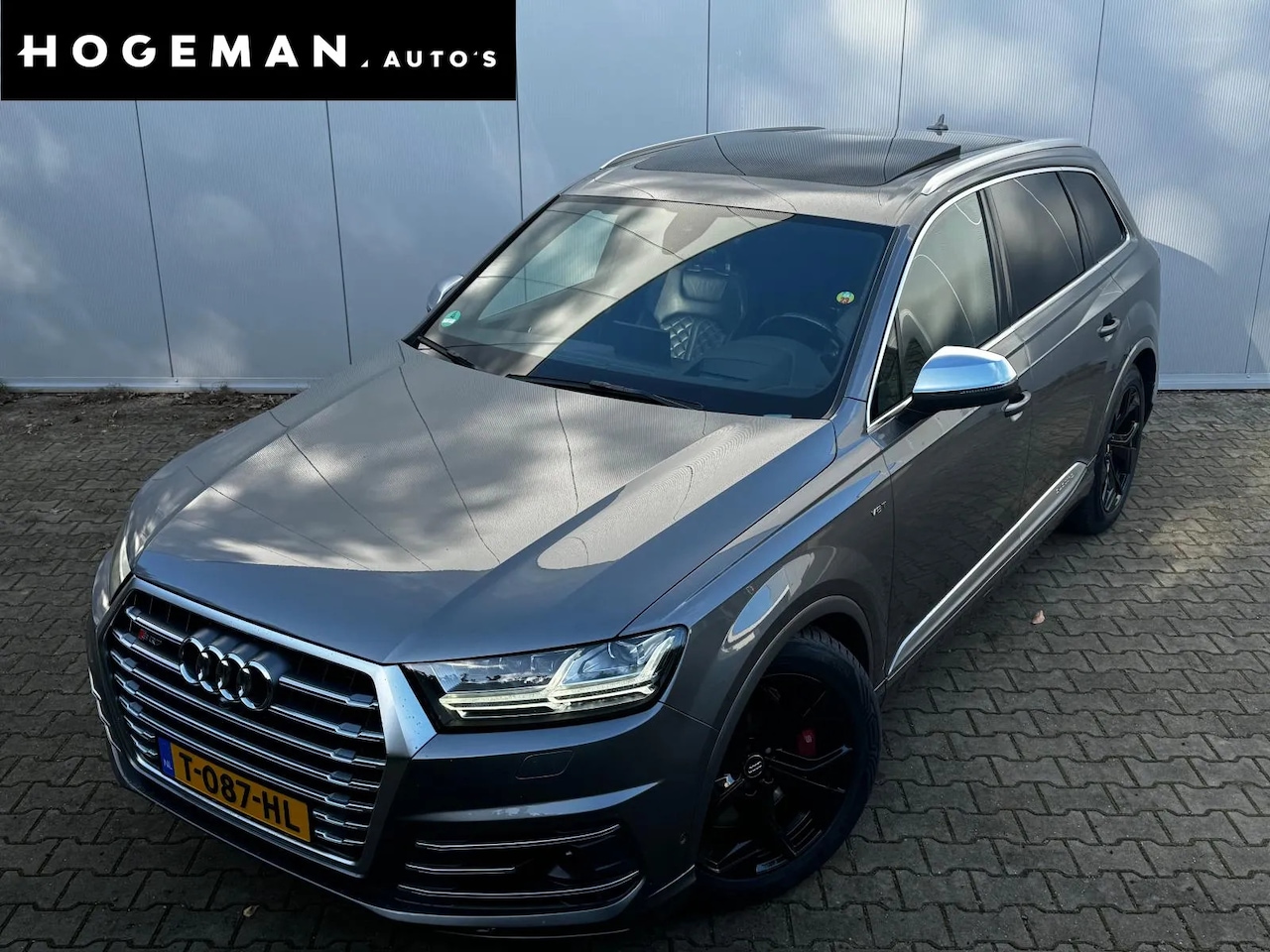 Audi SQ7 - SQ7 4.0TDI V8 435PK PANORAMADAK HUD CARBON TREKHAAK ADAPTIVE CRUISE 360 CAMERA - AutoWereld.nl