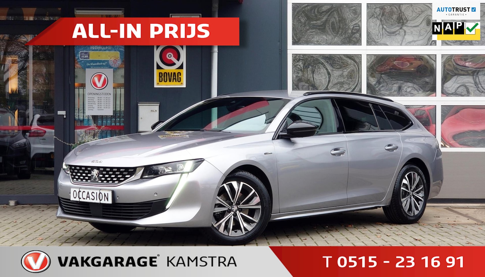 Peugeot 508 SW - 1.5 HDI GT Line AUTOM. Navi/Camera/Stoelverw. - AutoWereld.nl