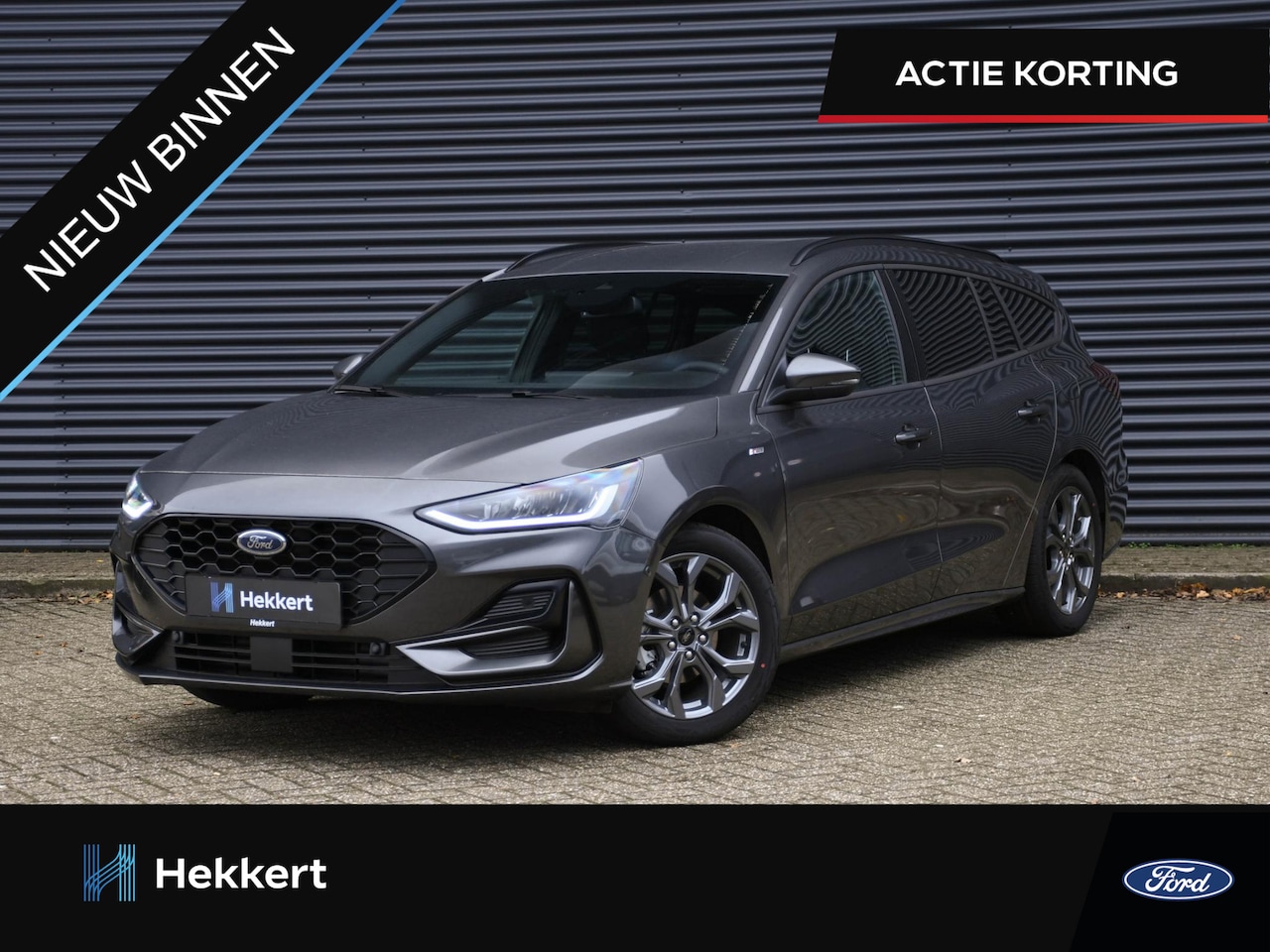 Ford Focus Wagon - ST-Line 1.0 EcoBoost Hybrid 125pk WINTER PACK | ADAP. CRUISE | DODE HOEK | NAVI | APPLE CA - AutoWereld.nl