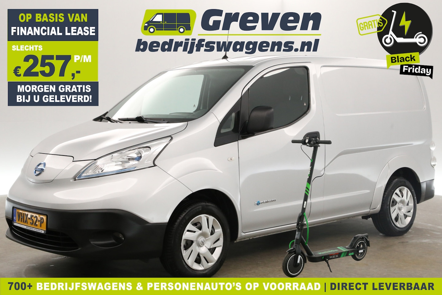 Nissan e-NV200 - Optima 40 kWh L1H1 Gratis E-Step! | Elektrisch Automaat Airco Cruise Camera Elektrpakket - AutoWereld.nl