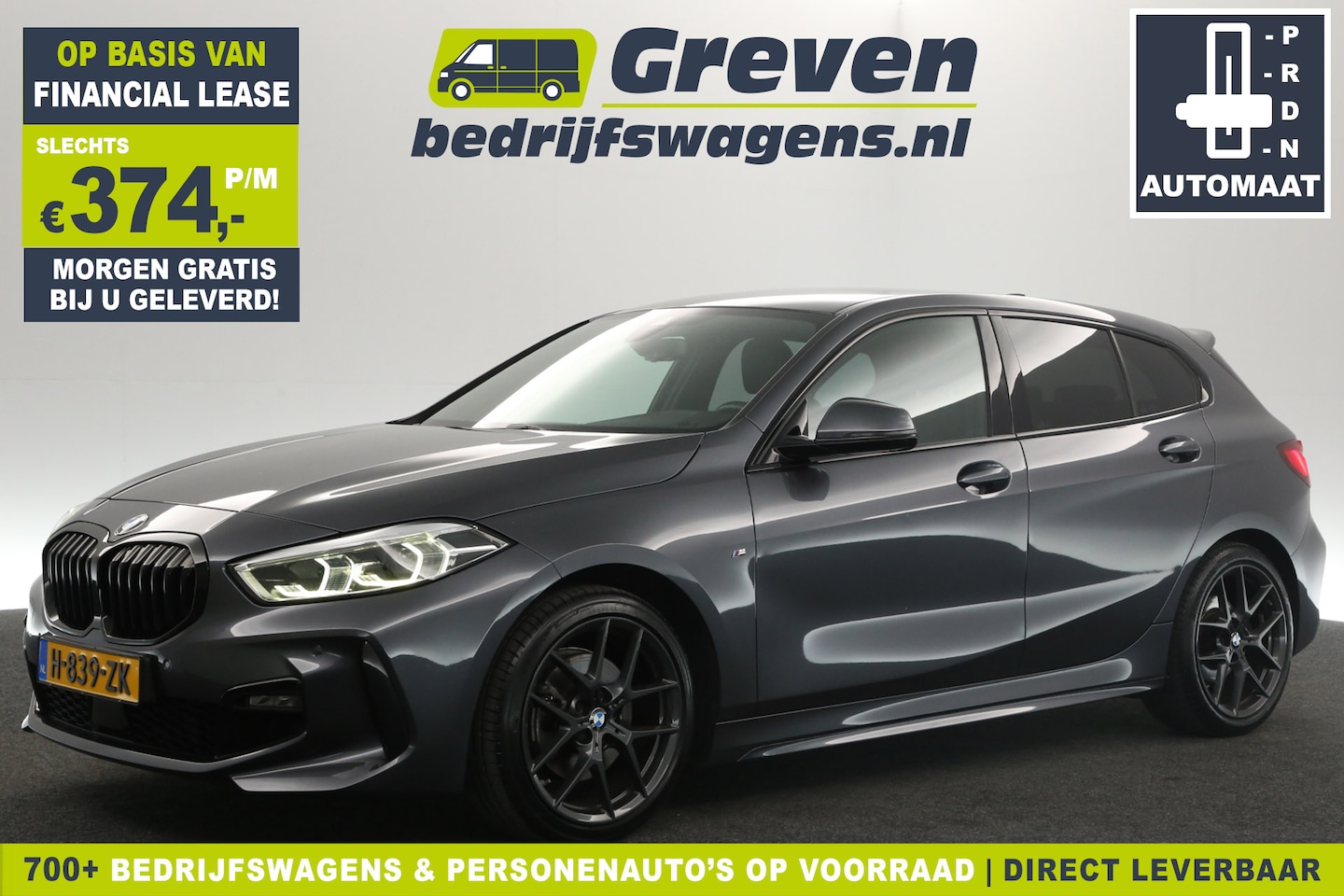 BMW 1-serie - 118i M Sport 141PK Automaat Sfeerverl. Carplay LED Navi Clima Virtual PDC 18"LMV - AutoWereld.nl