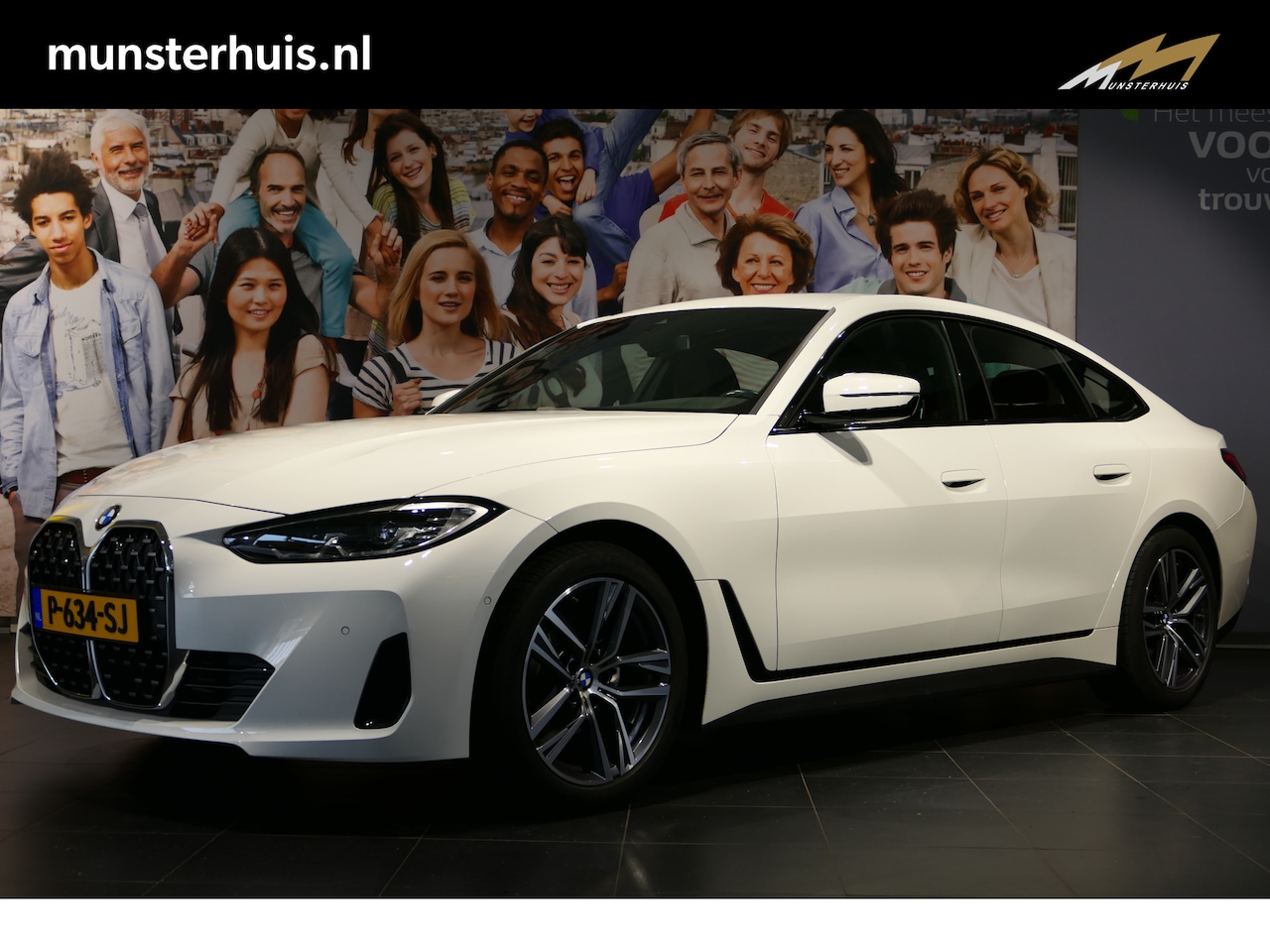 BMW 4-serie Gran Coupé - 420i High Executive 18"LMV, M-Pakket, Camera, Leder, Verwarmde voorstoelen, afneembare tre - AutoWereld.nl