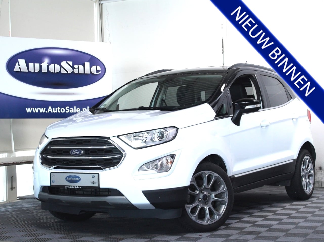 Ford EcoSport - 1.0 EcoBoost Titanium AUT CARPLAY STUUR/STOELVW XENON DAB '18 - AutoWereld.nl