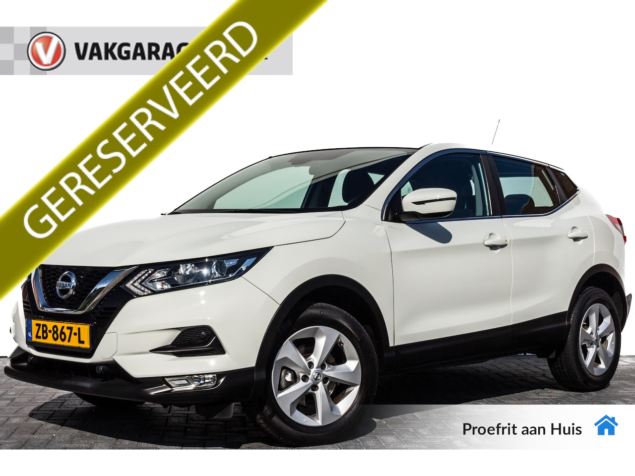 Nissan Qashqai - 1.3 141 PK DIG-T Acenta RIJKLAAR INCL: GARANTIE | Navigatie | 360 Camera | 17 inch LMV | P - AutoWereld.nl