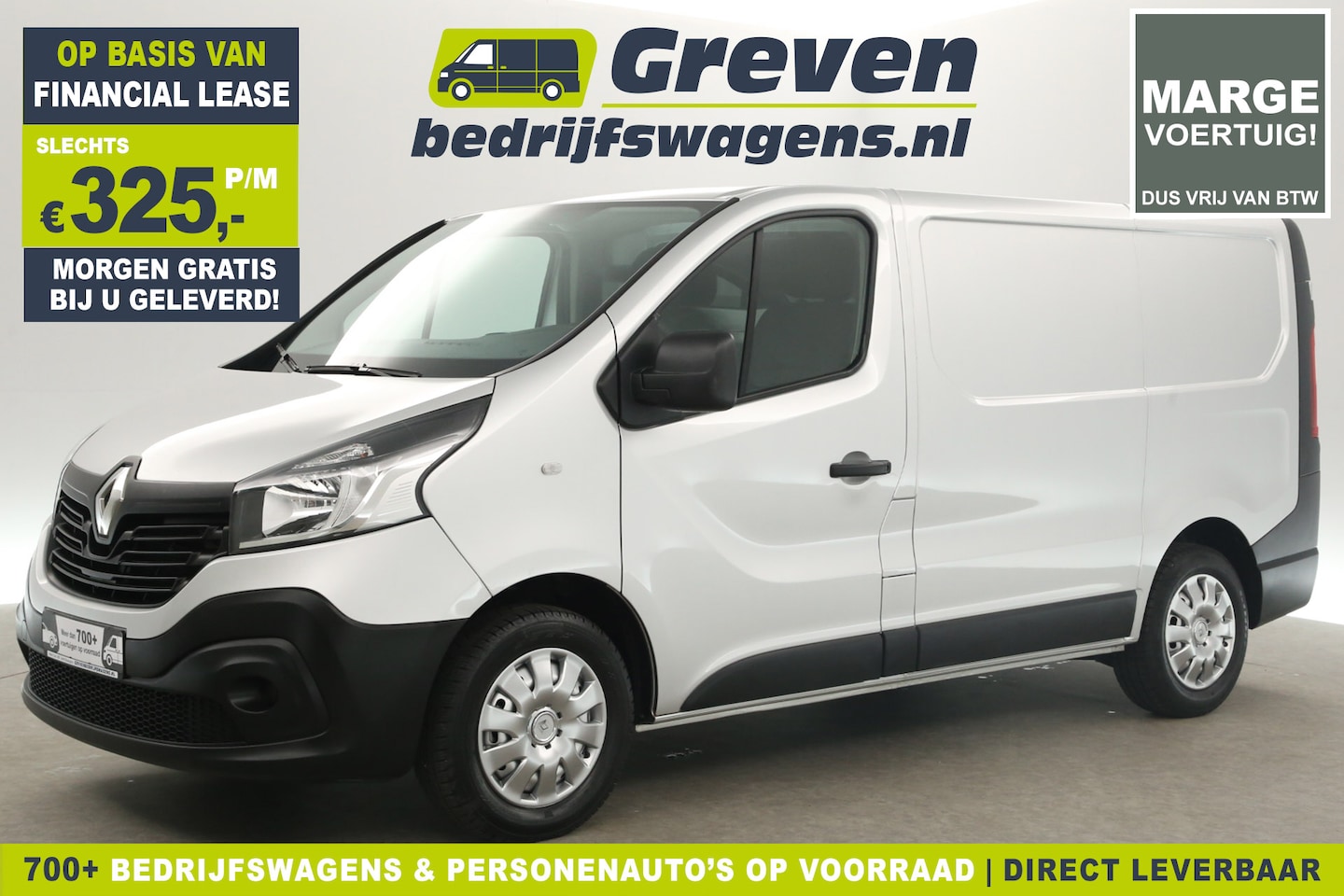 Renault Trafic - 1.6 dCi T27 L1H1 | Marge | Airco Cruise PDC Navigatie Elektrpakket - AutoWereld.nl