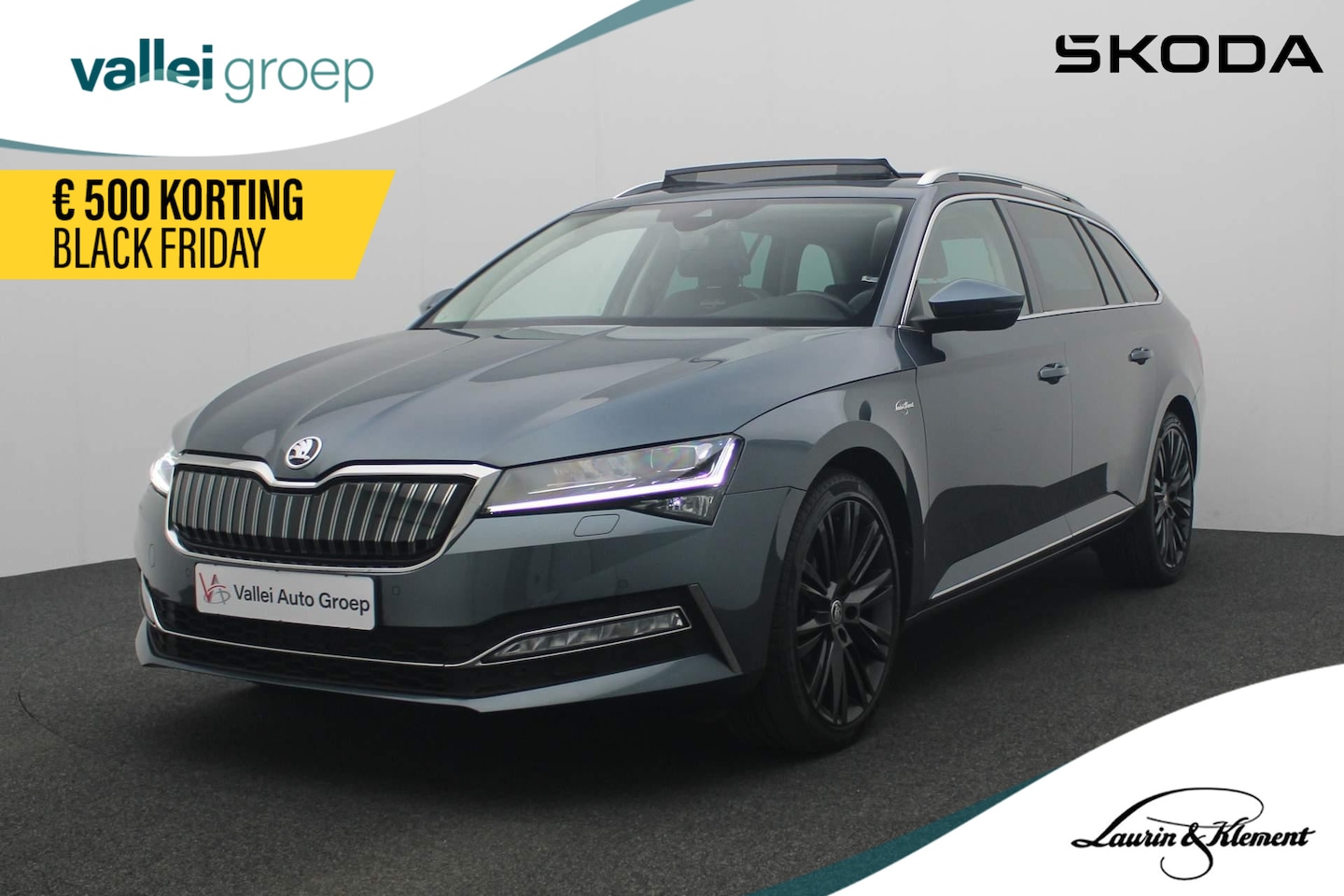 Skoda Superb Combi - 1.4 TSI iV 218PK DSG Laurin & Klement | Pano | LED | Camera | Keyless | 19 inch - AutoWereld.nl