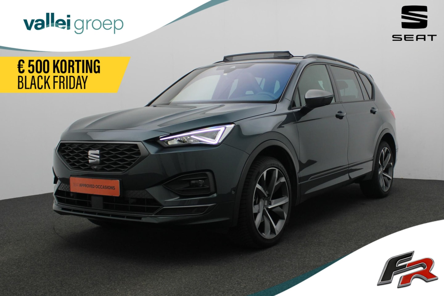 Seat Tarraco - 7 pers. 1.5 TSI 150PK DSG FR Business Intense | Pano | Trekhaak | 360 camera | Navi | ACC - AutoWereld.nl