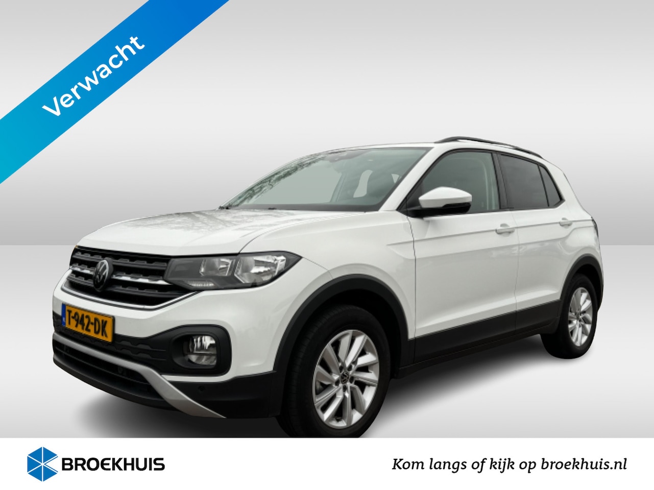 Volkswagen T-Cross - 1.0 TSI Life Automaat | Dealer Onderhouden! | Navi By App | Cruise Adaptive | Airco | Park - AutoWereld.nl