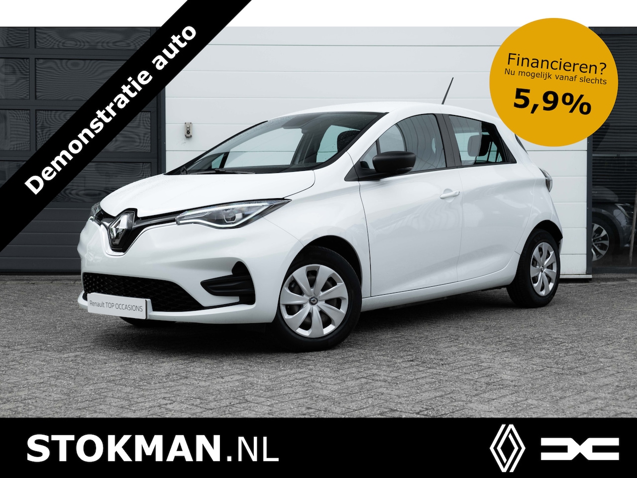 Renault Zoe - R 110 PK 52 kWh | NAVI | Parkeersensoren achter | Apple-Android car play | | incl. Bovag r - AutoWereld.nl