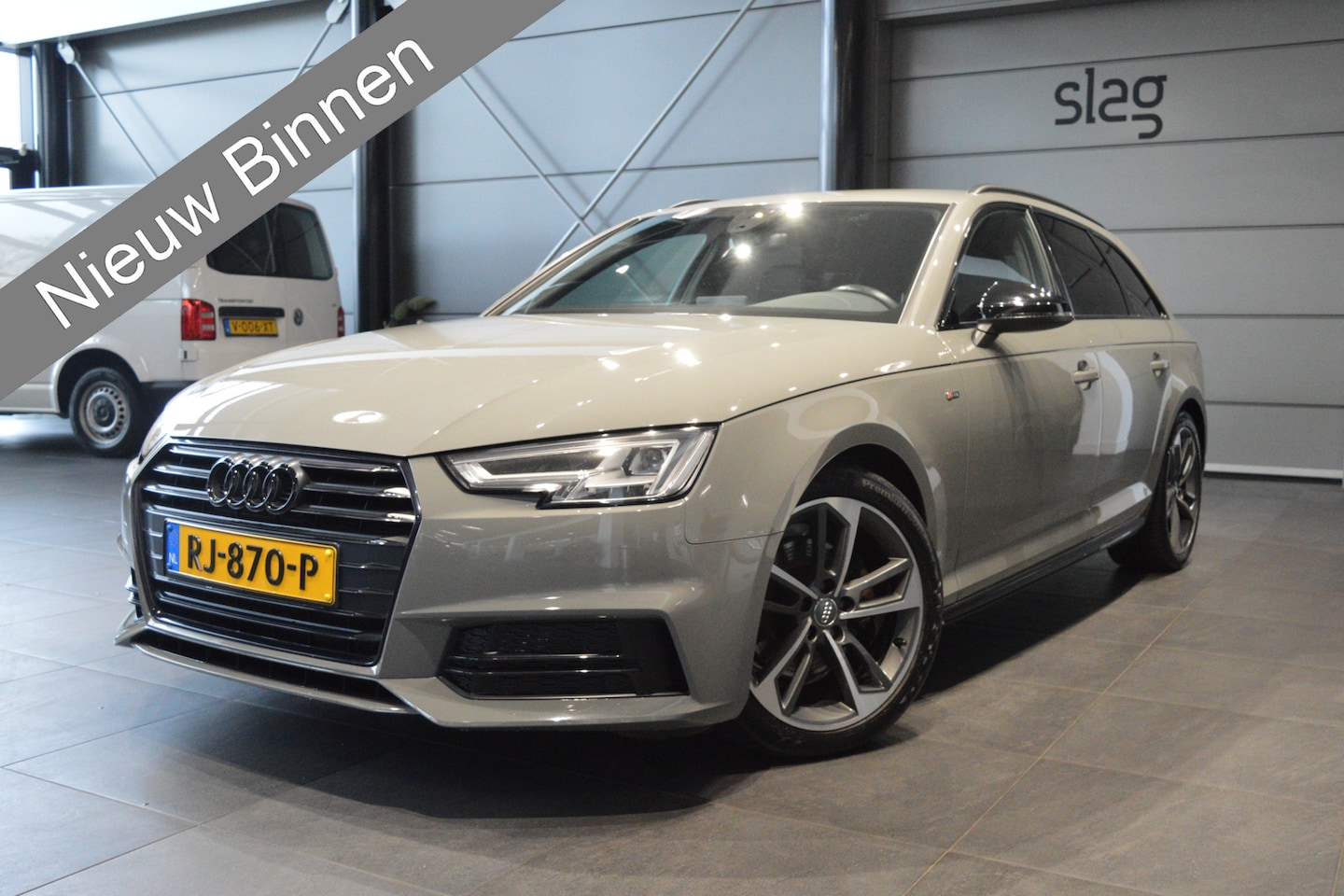 Audi A4 Avant - 1.4 TFSI Sport 3X S line black edition leer cruise 18 inch 150 pk !! - AutoWereld.nl