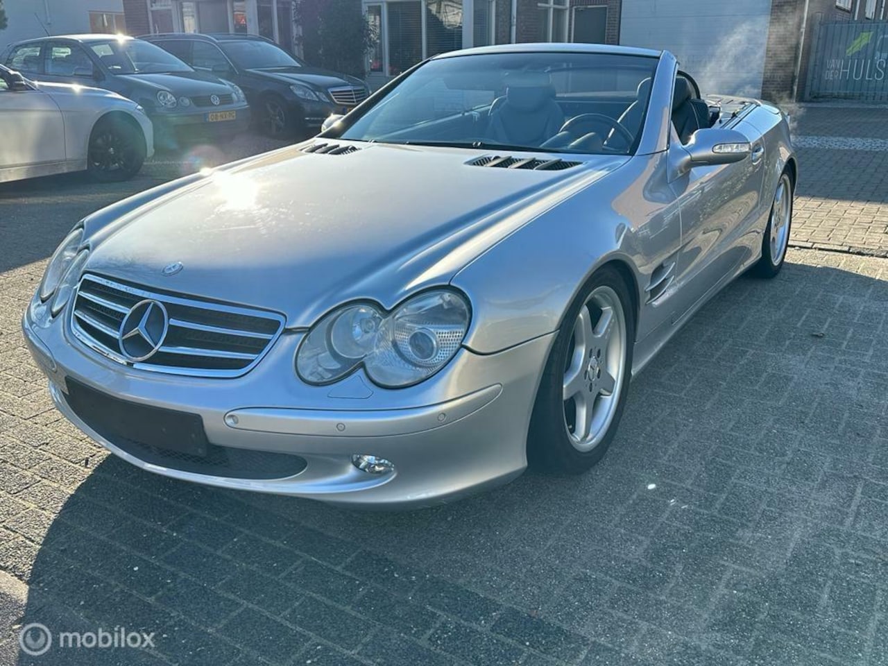 Mercedes-Benz SL-klasse Cabrio - 500 164.DKM ECC CRUISE LEDER NAVI PDC - AutoWereld.nl