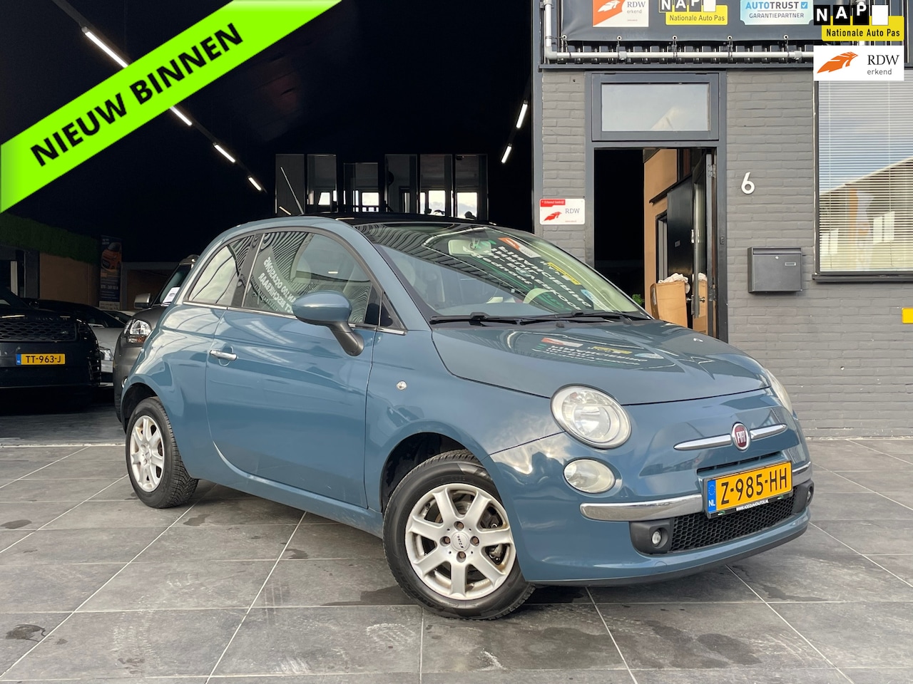 Fiat 500 - 1.2 Naked|Pano|Airco|Elektrische Ramen|APK - AutoWereld.nl