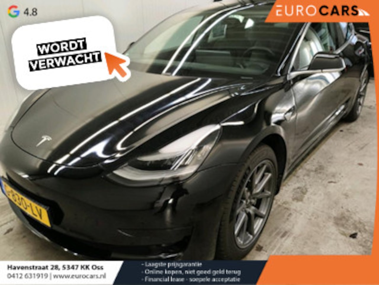 Tesla Model 3 - Standard RWD Plus 60 kWh | Navigatie | Panorama dak | 360 camera | Parkeersensoren | Stoel - AutoWereld.nl