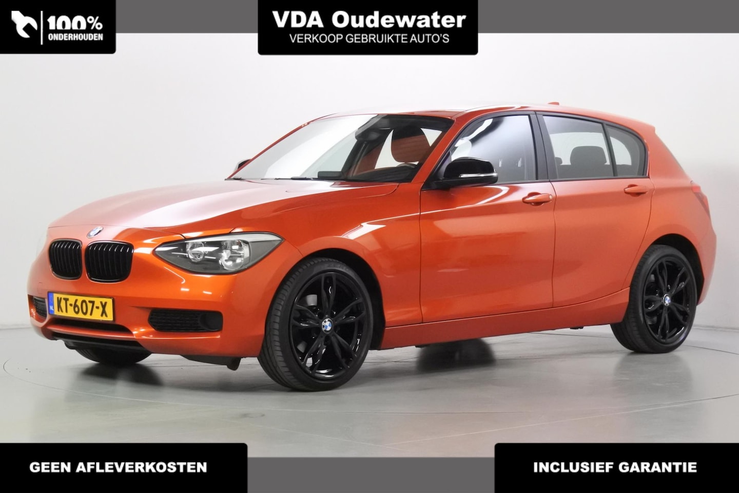 BMW 1-serie - 116i Valencia Orange PDC 18" breedset - AutoWereld.nl