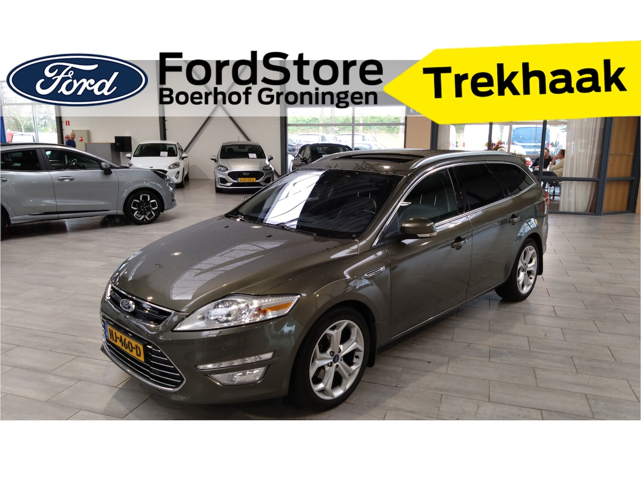 Ford Mondeo Wagon - 2.0 EcoBoost 203 pk PlatinumAUTOMAAT | Trekhaak | Camera | Adapt. cruise | bi-Xenon | Lede - AutoWereld.nl