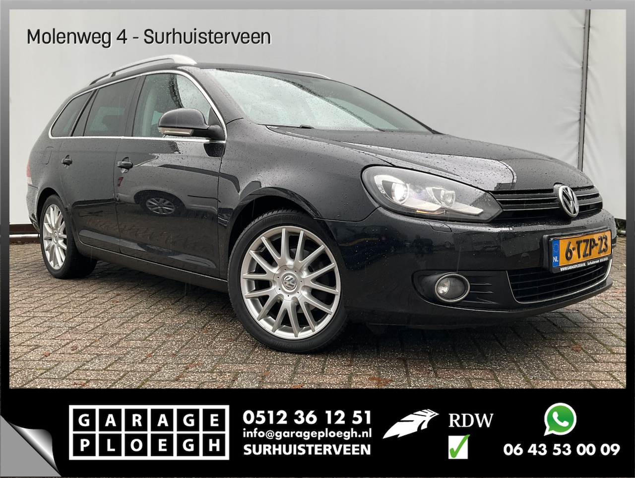 Volkswagen Golf Variant - 1.6 TDI Highline Automaat Pano.dak Trekhaak Stoelverw Voll.onderhouden EXPORT?! - AutoWereld.nl