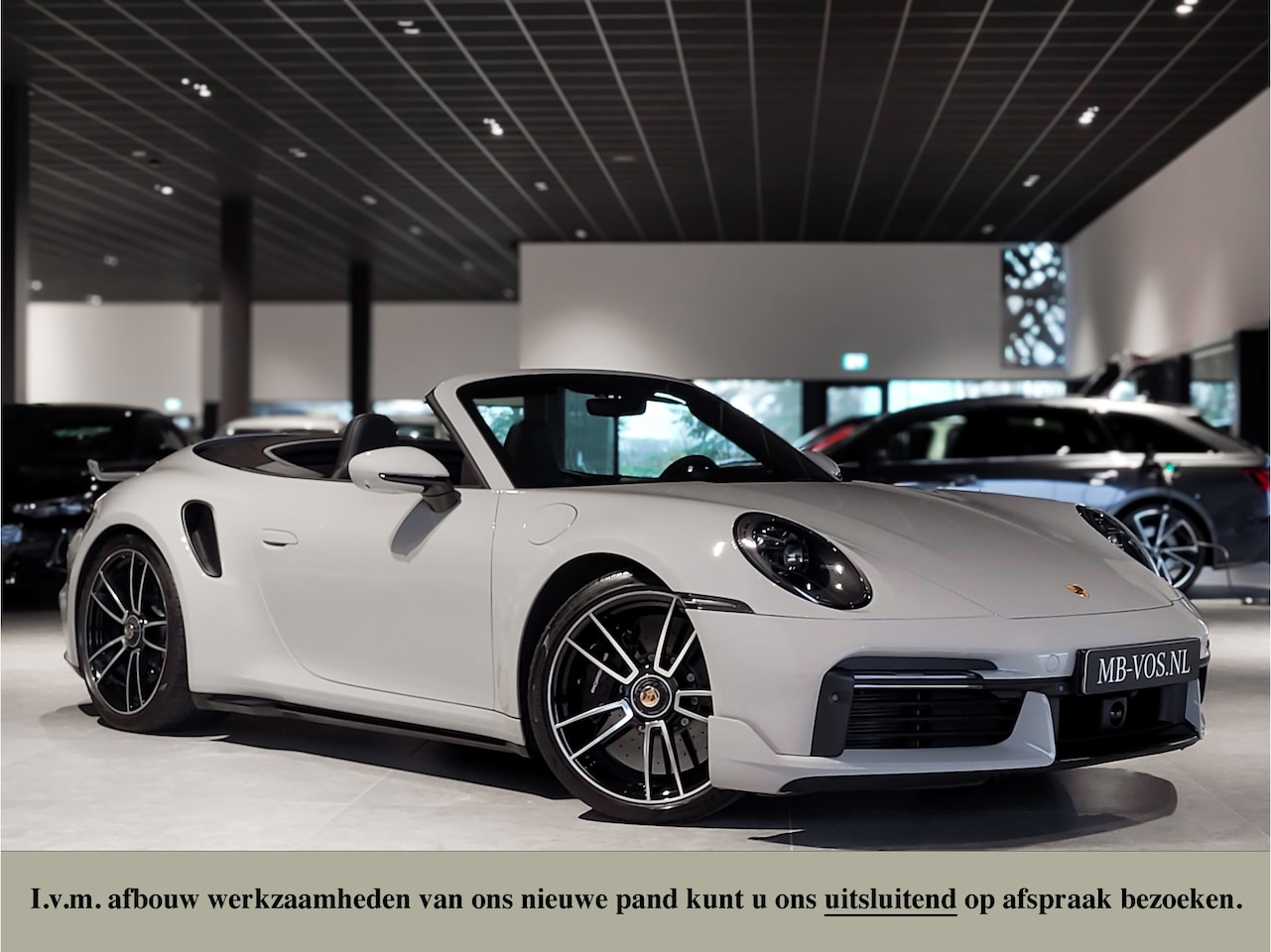 Porsche 911 Cabrio - 3.8 Turbo S Aero|Ceramic|Lift|PPFSportuitlaat|Stoelkoeling|Innodrive|Keyless - AutoWereld.nl