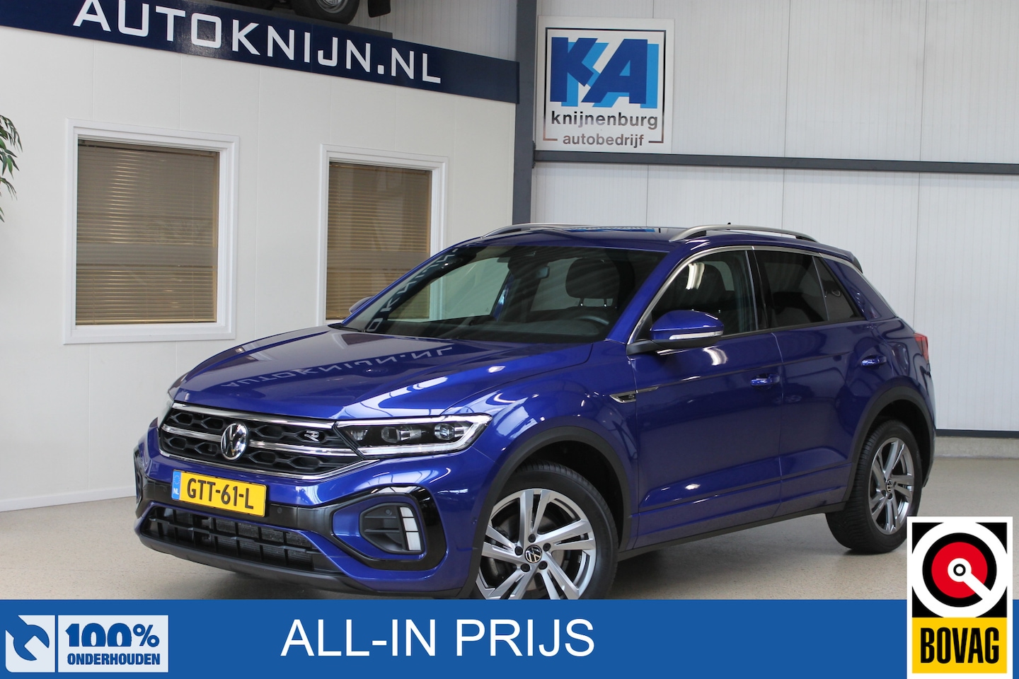 Volkswagen T-Roc - 1.5 TSI 150pk R-Line | IQ. Light | Stoelverwarming | Camera | 100% (Dealer) onderhouden la - AutoWereld.nl