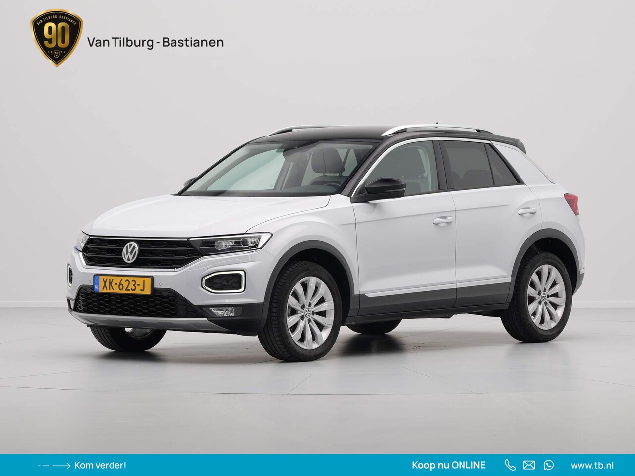 Volkswagen T-Roc - 1.5 TSI 150pk DSG Sport Navigatie Trekhaak Acc Led - AutoWereld.nl